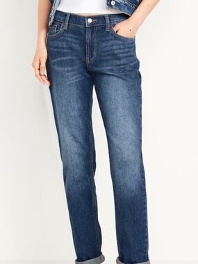 Old Navy Mid-rise Wow Boyfriend Straight Jeans